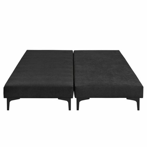 Lot De 2 Sommiers Tapissiers 80x200 Cm Hiliana Noir