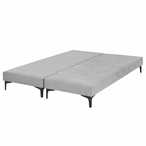Lot De 2 Sommiers Tapissiers 70x190 Cm Hiliana  Gris