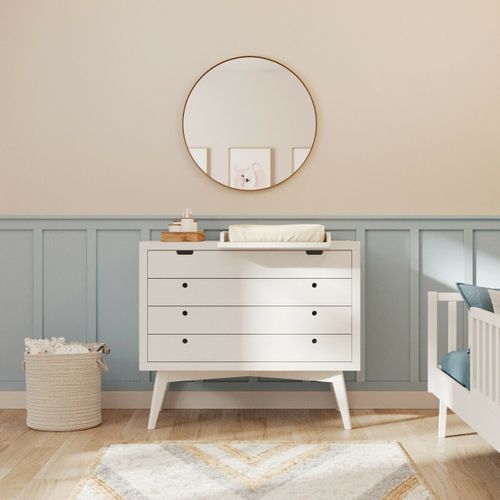 Chambre Montessori Enfant 90x190 Cm Roméo Blanc