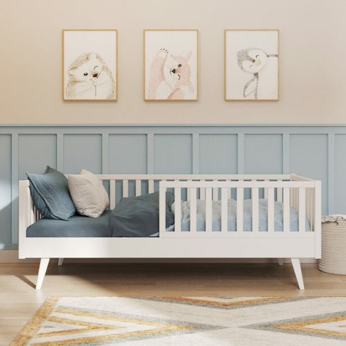 Chambre Montessori Enfant 90x190 Cm Roméo Blanc