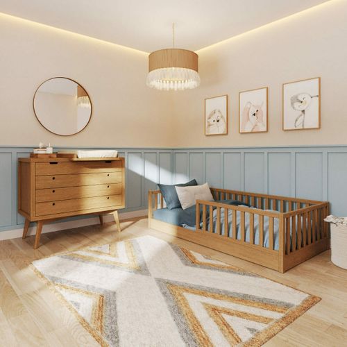 Chambre Montessori Enfant 90x190 Cm Roméo  Noisette