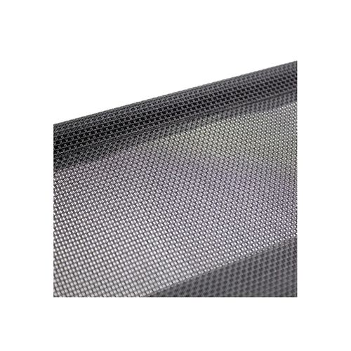 Étagère à Chaussures En Métal Et Tissu Noir 63 X 23 X 35 Cm