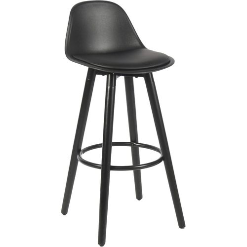 Tabouret De Bar Avec Pieds En Bois De Hêtre 39,5 X 44 X 91 Cm