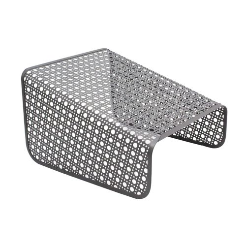 Lot De 6 Range-chaussures En Métal Noir 25 X 28 X 18 Cm