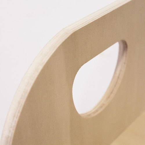 Bibliothèque Enfant Avec 3 Étagères Sans Clous Ni Vis En Bois Naturel 30 X 68 X 10 Cm