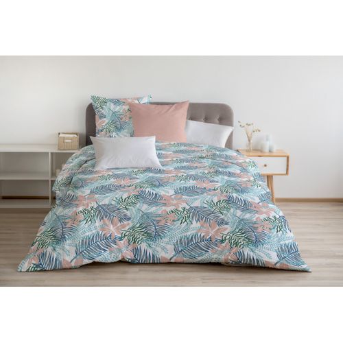 Amazonie Parure De Couette 100% Coton Couleurs - Rose, Matière - 100% Coton, Tailles - 240 X 260 Cm