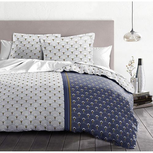 Le Rainbow Parure De Couette 100% Coton - Bleu - 240x260 Cm