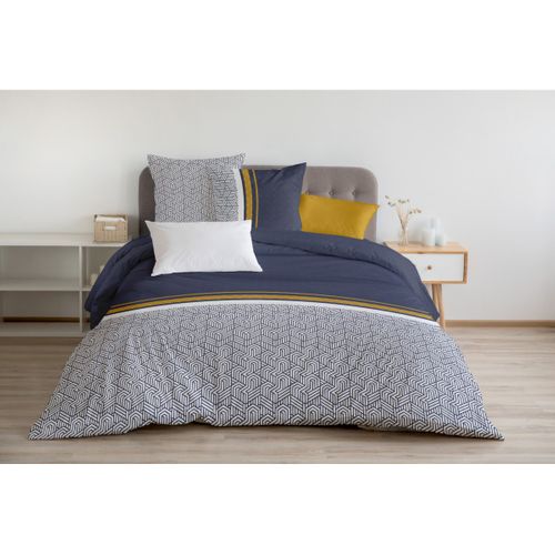 Le Tilt Parure De Couette 100% Coton - Bleu - 240x260 Cm