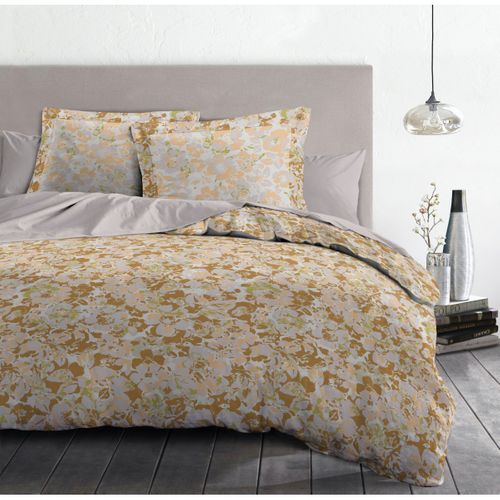 Camouflage Parure De Couette 100% Coton - Jaune - 240x260 Cm