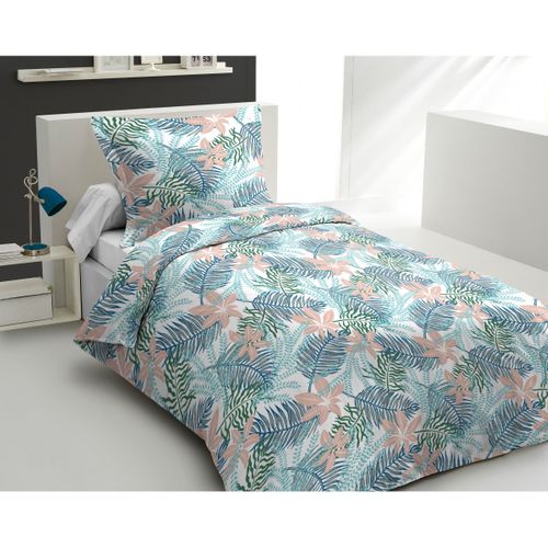 Amazonie Parure De Couette 100% Coton Couleurs - Rose, Matière - 100% Coton, Tailles - 140 X 200 Cm