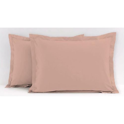 Lot De 2 Taies D'oreiller - Lh71619 - 50 X 70 Cm - Rose