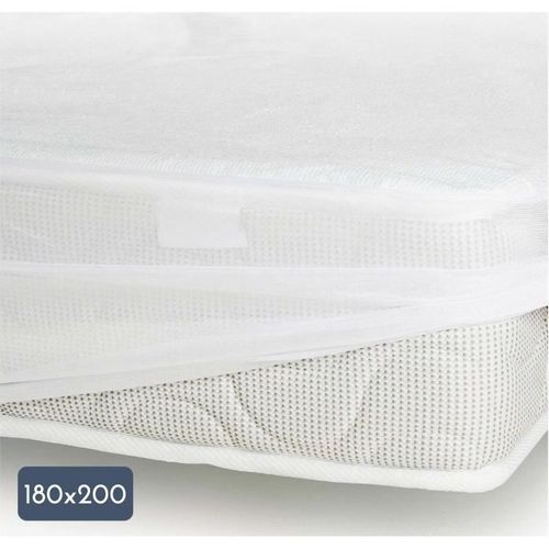 Protège-matelas - 180 X 200 Cm X 25 Cm - 100% Coton - 170 G/m²