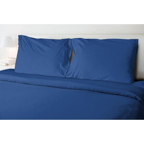 Drap Plat Microfibre 82g Bleu 180x290 Cm