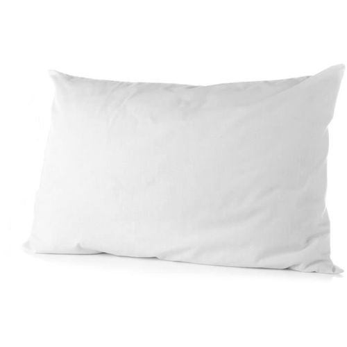 Lot De 2 Taies Rectangulaires Microfibre 82g Blanc 50x70 Cm