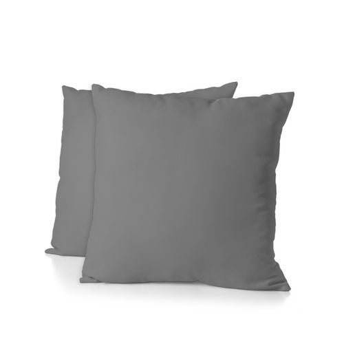 Lot De 2 Taies Carrées Microfibre 82g 63x63 Cm