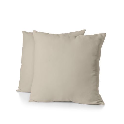 Lot De 2 Taies Carrées Microfibre 82g 63x63 Cm