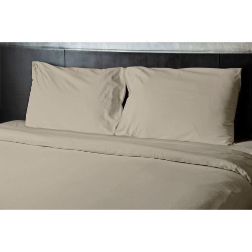 Drap Plat Microfibre 82g Beige Ivoire 240x300 Cm