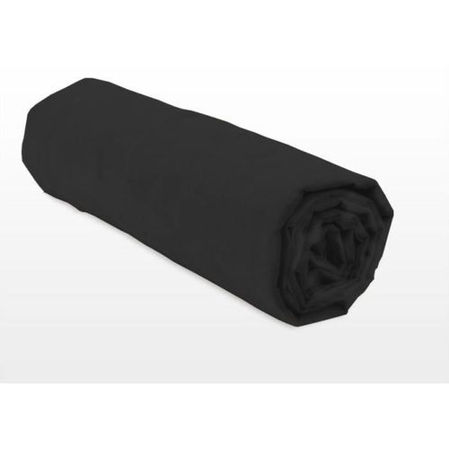 Drap Housse - Hp72108 - Microfibre 82 G - 90 X 190 Cm - Bonnet 30 Cm - Noir