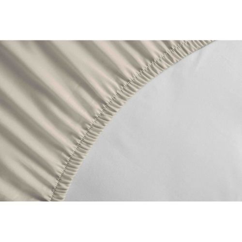 Drap Housse - Hp72115 - Microfibre 82 G - 140 X 190 Cm - Bonnet 30 Cm - Beige Ivoire