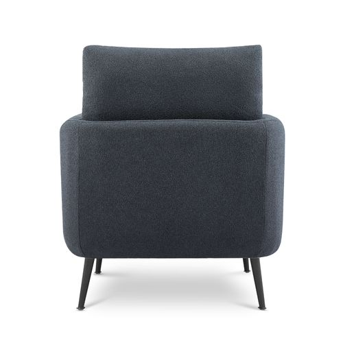 Fauteuil Design Emma Bouclette Gris Souris