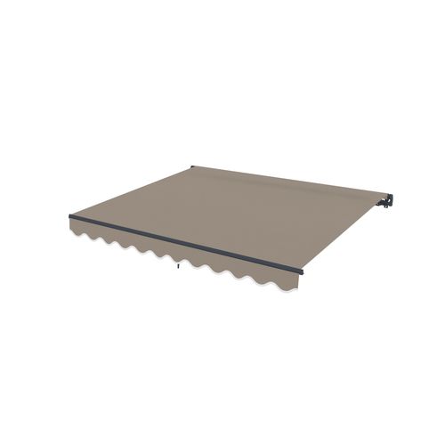 Store Banne Monobloc Vecchio 3x2,5m - Toile Premium 320g/m² Taupe