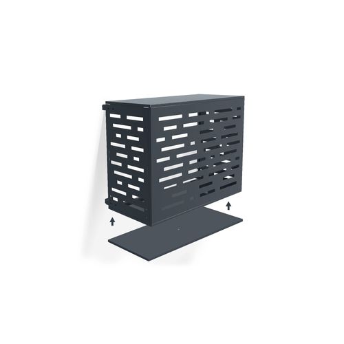 Cache Clim Amaro Arlberg Gris Anthracite En Acier Avec Face Inférieure – Taille S