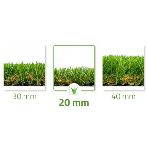 Gazon Synthétique Pelmo 1m X 10m - 20mm