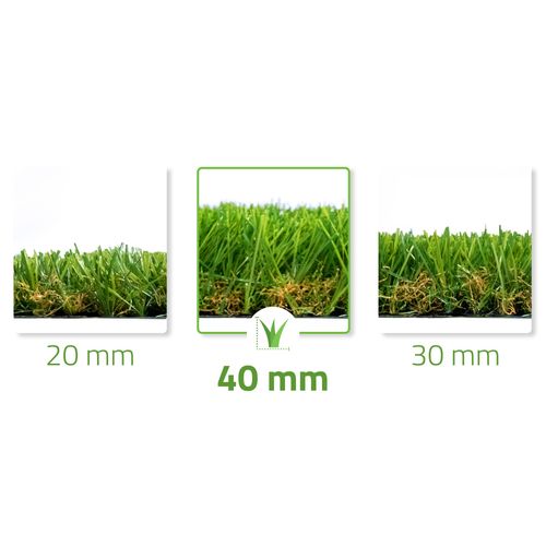 Gazon Synthétique Pelmo 1m X 8m - 40mm
