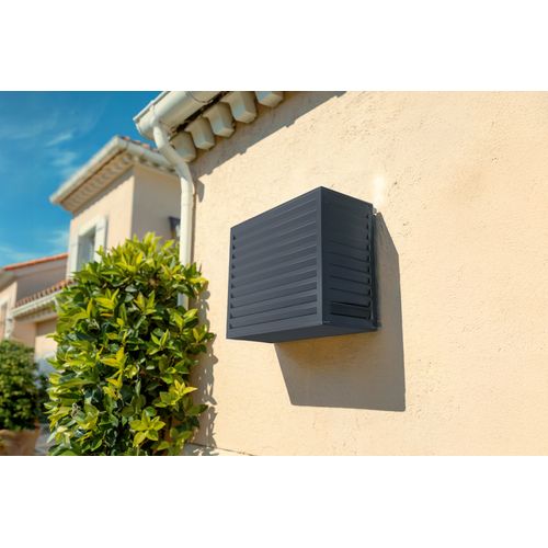 Cache Clim Amaro Gris Anthracite En Acier Avec Face Inférieure – Taille M