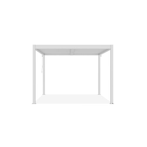 Pergola Bioclimatique Autoportée Piana 3x3m Aluminium Blanc - Lames Orientables