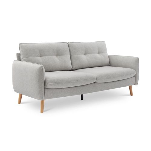 Canapé Scandinave Chloé – Confort et Élégance à Prix Juste | 3-4 Places, Tissu Gris Clair