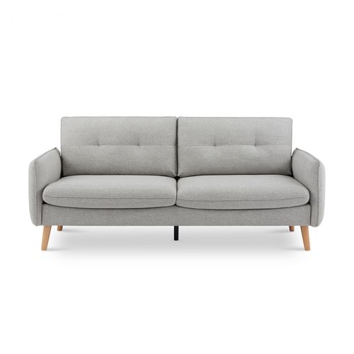 Canapé Scandinave Chloé – Confort et Élégance à Prix Juste | 3-4 Places, Tissu Gris Clair