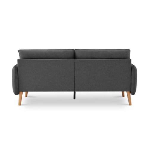 Canapé Scandinave Chloé – Confort et Élégance à Prix Juste | 3-4 Places, Tissu Gris Foncé