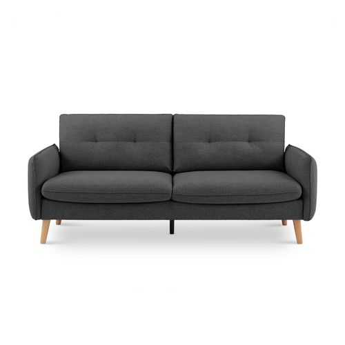 Canapé Scandinave Chloé – Confort et Élégance à Prix Juste | 3-4 Places, Tissu Gris Foncé