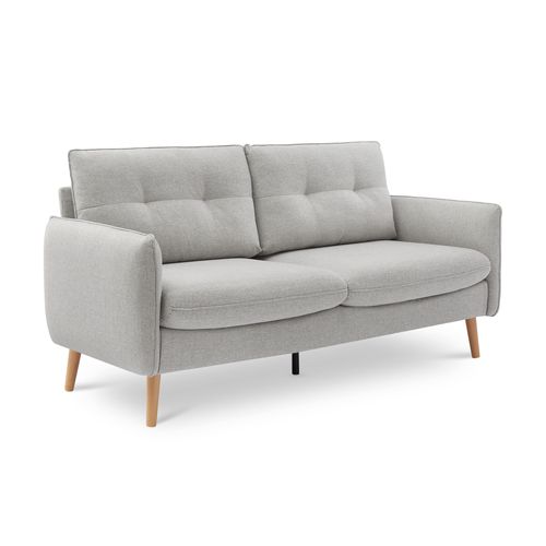 Canapé Scandinave Chloé – Confort et Élégance à Prix Juste | 2-3 Places, Tissu Gris Clair