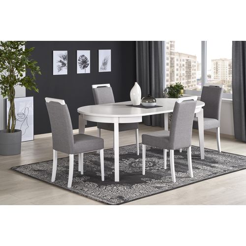 Table Ronde Extensible Blanche Cox