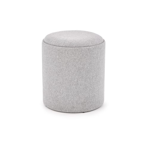 Ensemble De Deux Poufs Avec Coffre De Rangement En Tissu Gris Avec Dessus Aspect Bois Semiel