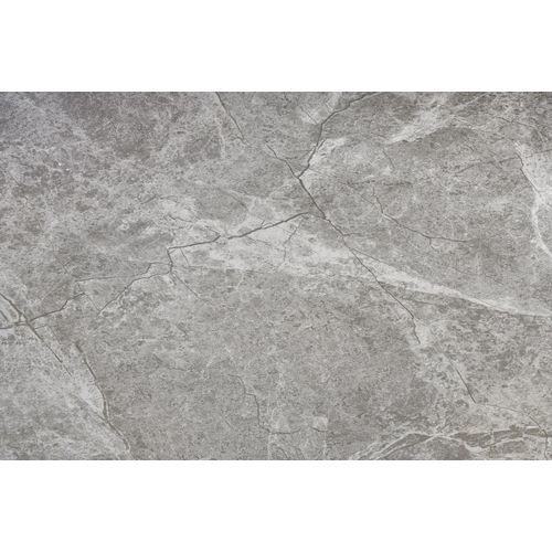 Table Extensible Avec Plateau Aspect Marbre Et Piètement Design Gris Et Doré Eagle