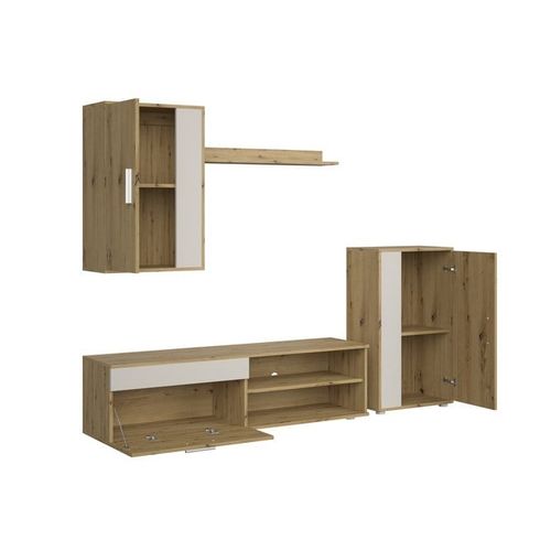 Ensemble TV Design Cachemire Et Bois Grasly