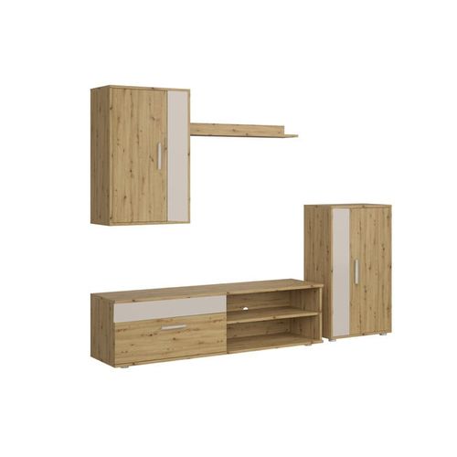 Ensemble TV Design Cachemire Et Bois Grasly
