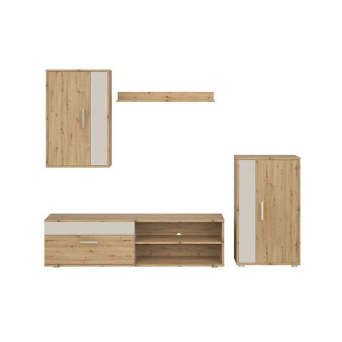 Ensemble TV Design Cachemire Et Bois Grasly