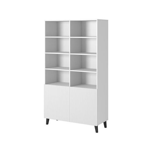 Armoire Design Blanc Mat 100 X 176 Cm Gustave - Sans Option