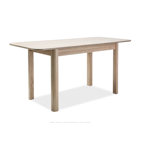 Table à Manger Extensible Chêne Sonoma 105-140cm Pamar