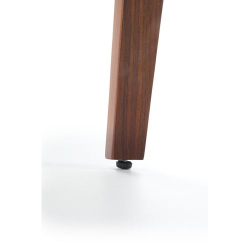 Chaise De Bar Design Plaqué Noyer Et Éco-cuir Noir Aster