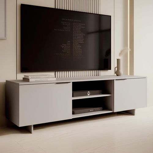 Meuble Télé Beige Mat 180 Cm Jude
