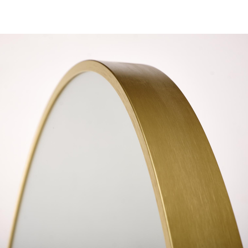 Miroir Voute En Métal Doré 120 X 60 Cm Hari