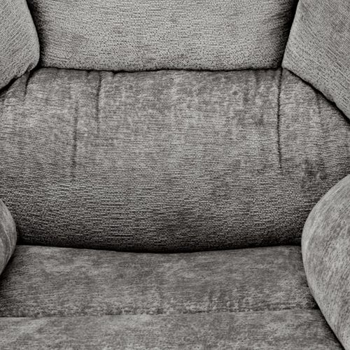 Fauteuil Confort Gris En Tissu, Pivotant, Pied 4 Branches Dadou