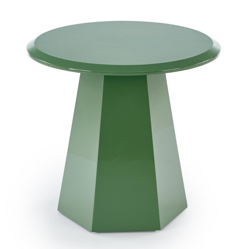 Bout De Canapé Vert Design 50 X 47 Cm Kimi