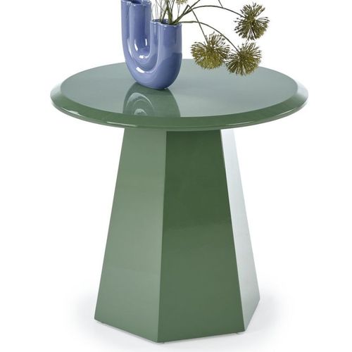 Bout De Canapé Vert Design 50 X 47 Cm Kimi