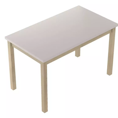 Table à Manger 120 X 68 Cm Cachemire et Bois Malice